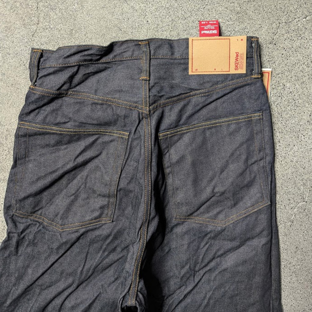 SKEWed （スキュー） [ 201/ ONE POCKET PANTS (LV) ]  5ポケットデニムパンツ (BLUE RINSE)