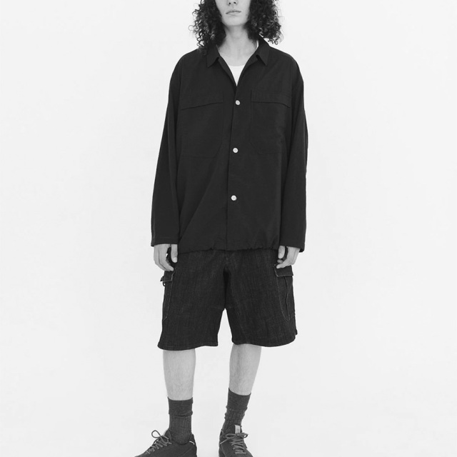  Stone Master (ストーンマスター)  [ SM FIELD SHIRT LS HYBRID PIGMENT DYED ] SMフィールドシャツ ジャケット LS ハイブリッド ピグメントダイ (CHARCOAL) (PURPLE)