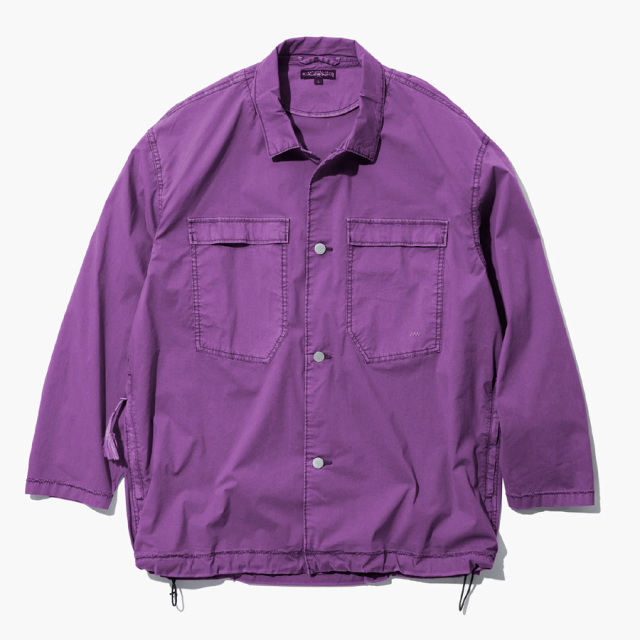  Stone Master (ストーンマスター)  [ SM FIELD SHIRT LS HYBRID PIGMENT DYED ] SMフィールドシャツ ジャケット LS ハイブリッド ピグメントダイ (CHARCOAL) (PURPLE)