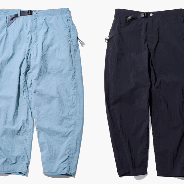  Stone Master (ストーンマスター) SMMS251113 [ SM PANT feather nylon ]  SMパンツ フェザーナイロン / イージーパンツ (SMOKEBLUE) (BLACKNAVY)