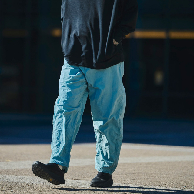  Stone Master (ストーンマスター) SMMS251113 [ SM PANT feather nylon ]  SMパンツ フェザーナイロン / イージーパンツ (SMOKEBLUE) (BLACKNAVY)