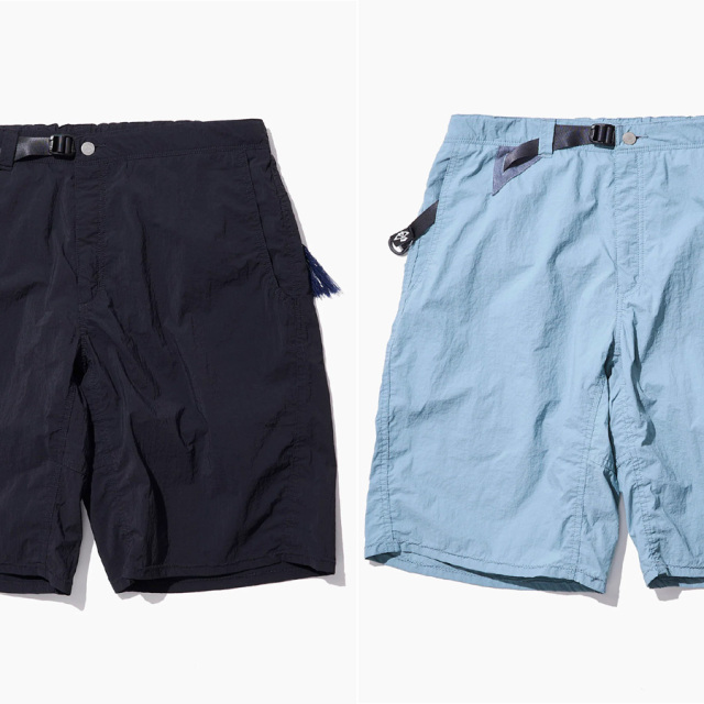  Stone Master (ストーンマスター) SMMS252114 [ SM SHORT feather nylon ]  SMショーツ フェザーナイロン (SMOKEBLUE) (BLACKNAVY)