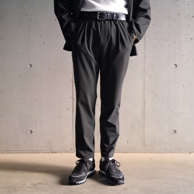 LAMOND (ラモンド) LM-P-126-PR [STRETCH EASY TROUSERS/SET UP] ストレッチ イージートラウザーズ (BLACK)
