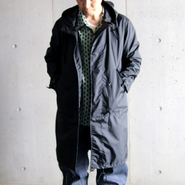 Jipijapa (ヒピハパ) Brighton Beach jacket (ブライトンビーチジャケット) / 2WAY JACKET & COAT (BLACK) 