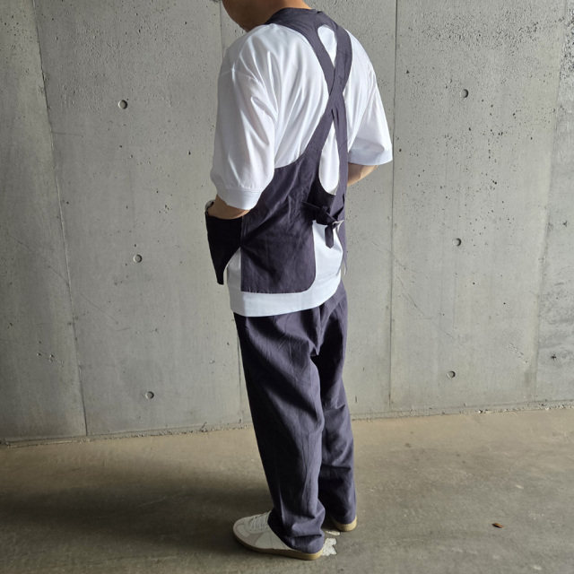 Jipijapa (ヒピハパ)  Tactical vest (タクティカルベスト(キュプラリネンコットン)) /　ハンティングベスト (NAVY) (BEIGE) 