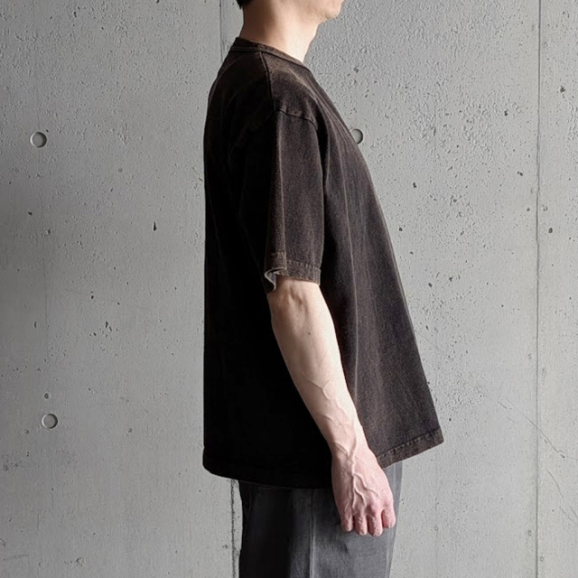 　TOUGHER ( タッファー ) BREA S/S TEE (CHEMICAL) / クルーネック S/S Tシャツ (Bleach BLACK)