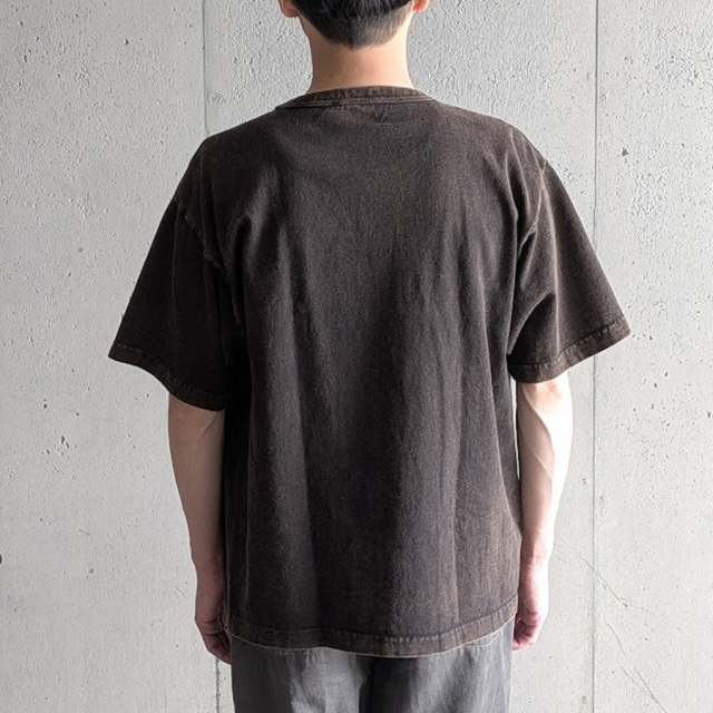　TOUGHER ( タッファー ) BREA S/S TEE (CHEMICAL) / クルーネック S/S Tシャツ (Bleach BLACK)