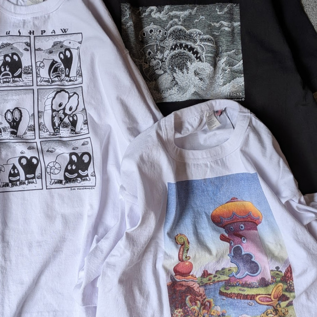 　TOUGHER ( タッファー ) BREA S/S TEE (JIM WOODRING) / クルーネック S/S プリント Tシャツ (FRANK 2) (PUSHPAW) (ECOLALIA)