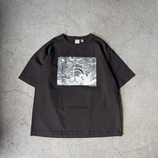 　TOUGHER ( タッファー ) BREA S/S TEE (JIM WOODRING) / クルーネック S/S プリント Tシャツ (FRANK 2) (PUSHPAW) (ECOLALIA)
