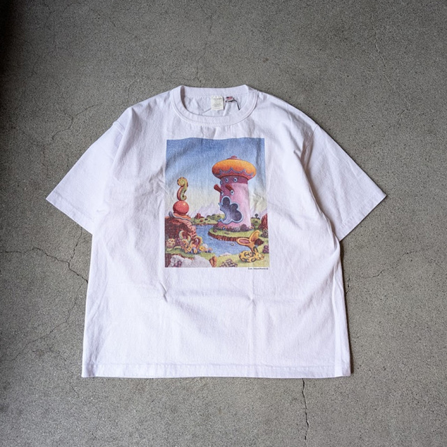 　TOUGHER ( タッファー ) BREA S/S TEE (JIM WOODRING) / クルーネック S/S プリント Tシャツ (FRANK 2) (PUSHPAW) (ECOLALIA)