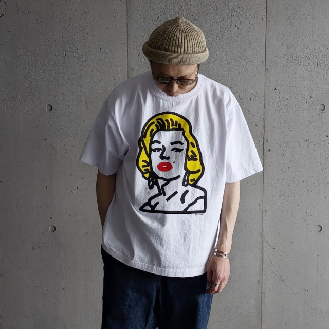 　TOUGHER ( タッファー ) BREA S/S TEE (かせき CIDER/GENTLEMAN) (かせき CIDER/BLONDE LADY) / クルーネック S/S プリント Tシャツ(かせき CIDER/GENTLEMAN) (かせき CIDER/BLONDE LADY)
