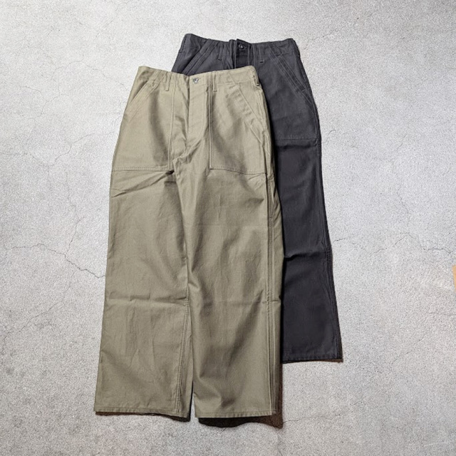 TUKI (ツキ) 0152 [BAKER PANTS] ベイカーパンツ (O.D.) (BLACK)