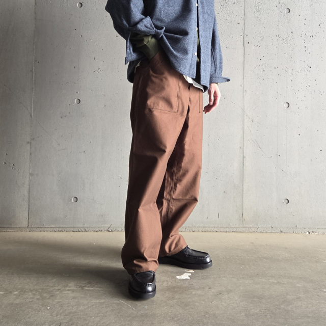 TUKI (ツキ) 0152 [BAKER PANTS] ベイカーパンツ (CHOCOLATE) (BLACK)