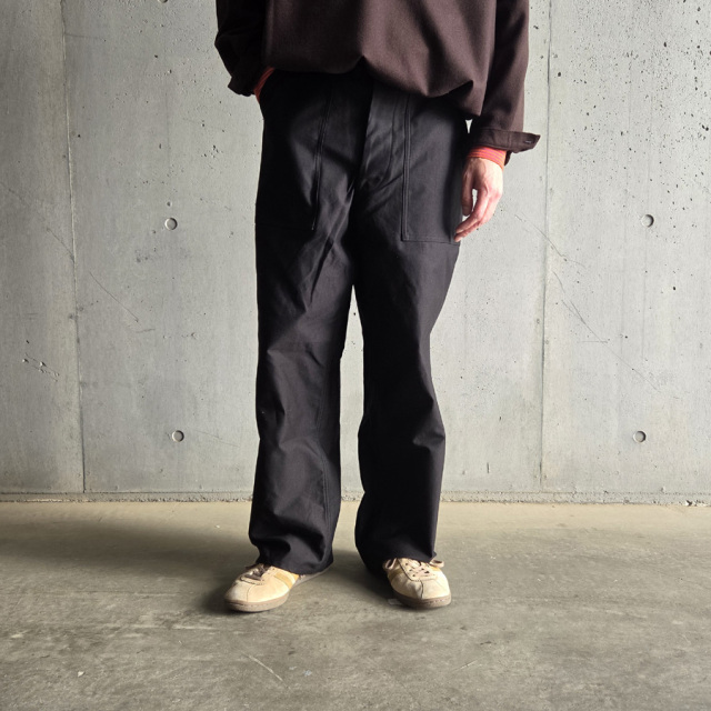 TUKI (ツキ) 0152 [BAKER PANTS] ベイカーパンツ(CHOCOLATE) (BLACK)