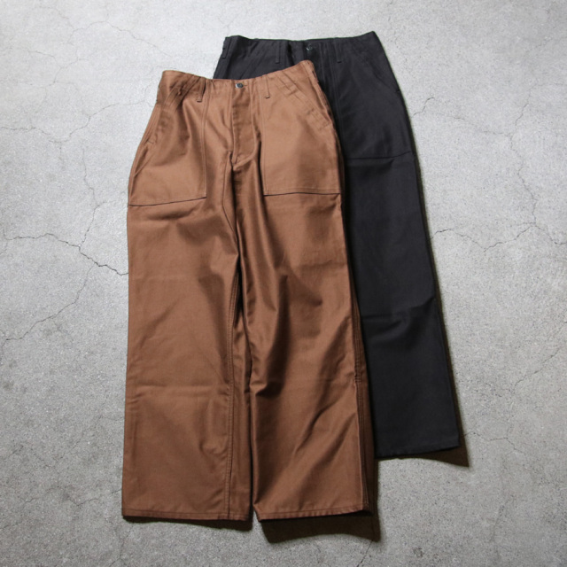 TUKI (ツキ) 0152 [BAKER PANTS] ベイカーパンツ (CHOCOLATE) (BLACK)
