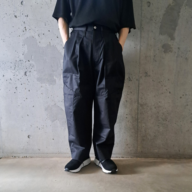  TUKI (ツキ) 0183 [COMBAT PANTS 2/COTTON RIP STOP] コンバットパンツ 2 / コットンリップストップ (BLACK)
