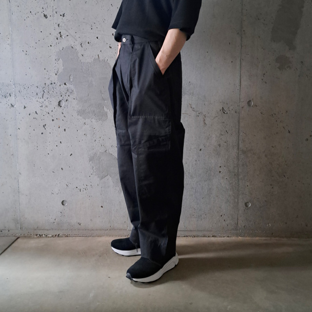  TUKI (ツキ) 0183 [COMBAT PANTS 2/COTTON RIP STOP] コンバットパンツ 2 / コットンリップストップ (BLACK)