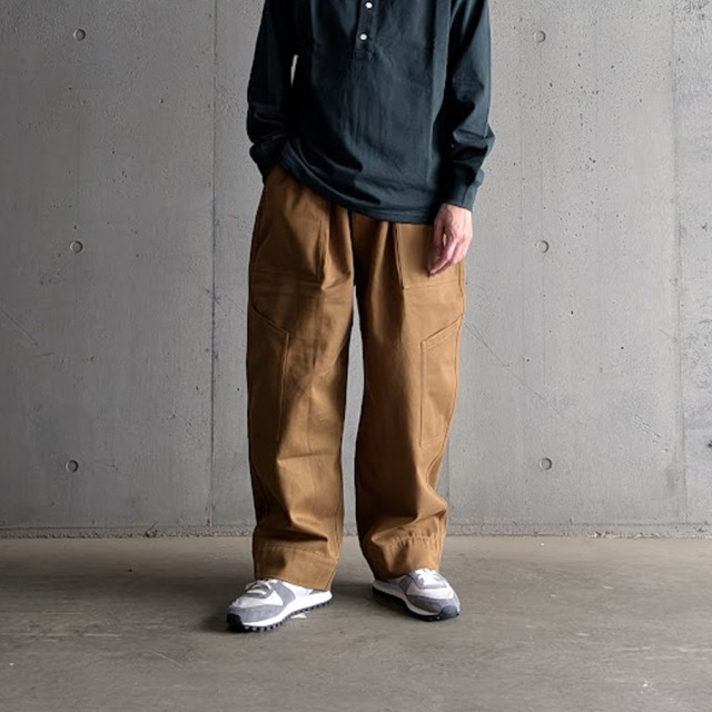  TUKI (ツキ) 0206 [COMBAT PANTS 2/ HEAVY BRASHED DRIL] コンバットパンツ 2/ ブラッシュド ドリル (CAMEL)