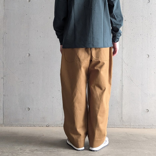  TUKI (ツキ) 0206 [COMBAT PANTS 2/ HEAVY BRASHED DRIL] コンバットパンツ 2/ ブラッシュド ドリル (CAMEL)