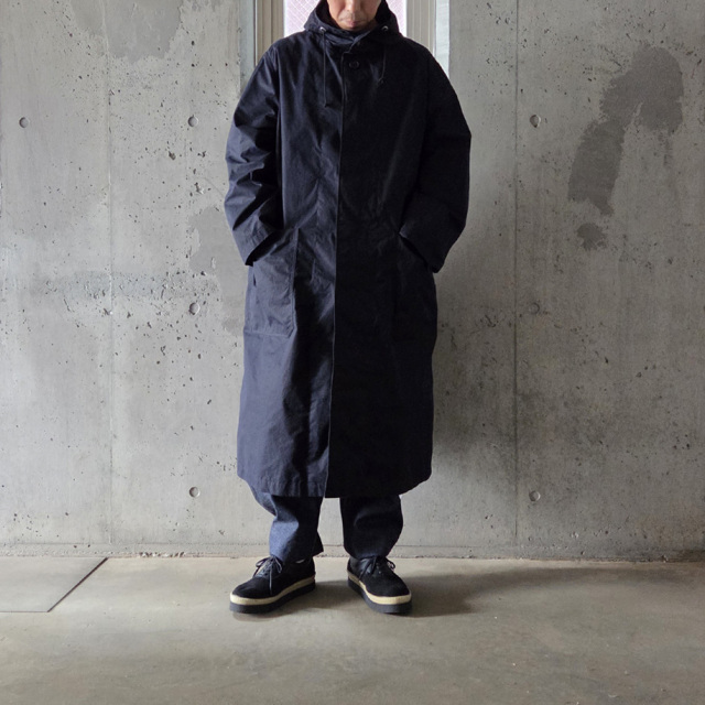 TUKI (ツキ) 0195 [ HOODED PARKA ]　コットンウェザークロス フーデッドパーカ (DARK NAVY) 