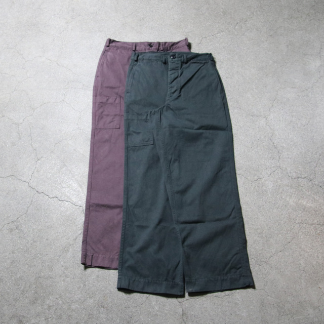  TUKI (ツキ) 0190 [POCKET TOROUSERS G/D/  PEACH FACE TWILL] ポケットトラウザーズ(PURPLE)