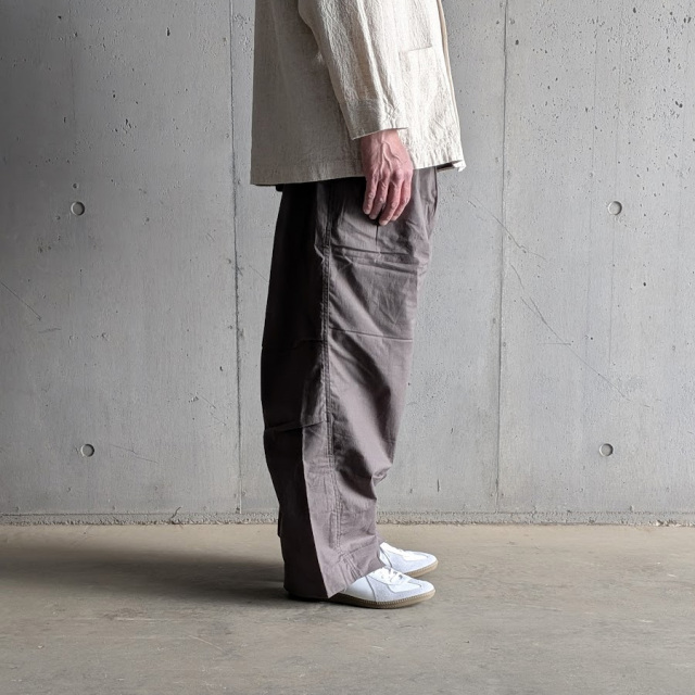 TUKI (ツキ) 0041[PAJAMAS / SHEETING]  パジャマパンツ (SAGE GREEN)