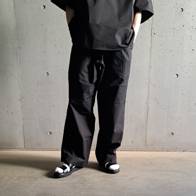 TUKI (ツキ) 0041[PAJAMAS / SHEETING]  パジャマパンツ (BLACK)