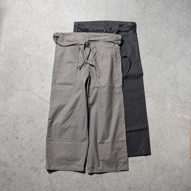  TUKI (ツキ) 0198 [ SLEEPING PANTS ] スリーピングパンツ / シーチング (BLACK)