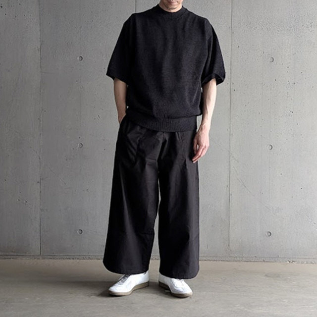  TUKI (ツキ) 0198 [ SLEEPING PANTS ] スリーピングパンツ / シーチング (BLACK)