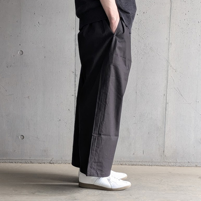  TUKI (ツキ) 0198 [ SLEEPING PANTS ] スリーピングパンツ / シーチング (BLACK)