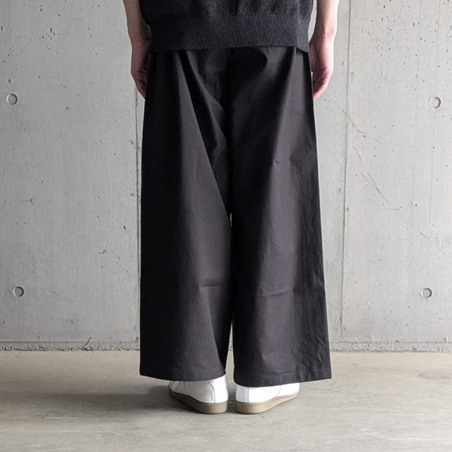  TUKI (ツキ) 0198 [ SLEEPING PANTS ] スリーピングパンツ / シーチング (BLACK)