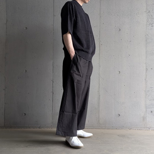  TUKI (ツキ) 0198 [ SLEEPING PANTS ] スリーピングパンツ / シーチング (BLACK)