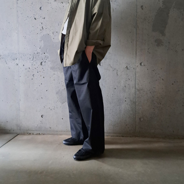  TUKI (ツキ) 0184 [SLEEPING PANTS 2/COTTON RIP STOP] スリーピングパンツ / コットンリップストップ (BLACK)