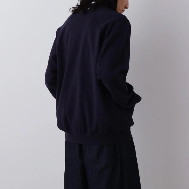 Y (ワイ) 1656125439 [ ORGANIC COTTON HEAVY WEIGHT FLEECE ZIP UP BLOUSON ] オーガニックコットンチノ アジャスタートラウザーズ (NAVY)