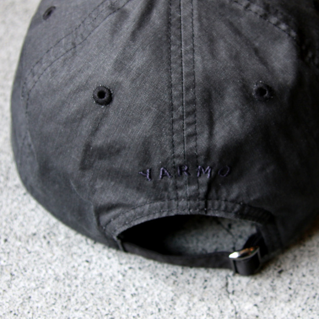YARMO THE UNIFORM (ヤーモ ザ ユニフォーム) SB251-205 [ YARMO LOGO CAP ] ロゴ刺繍 キャップ (NAVY) (BLACK(墨黒)) 