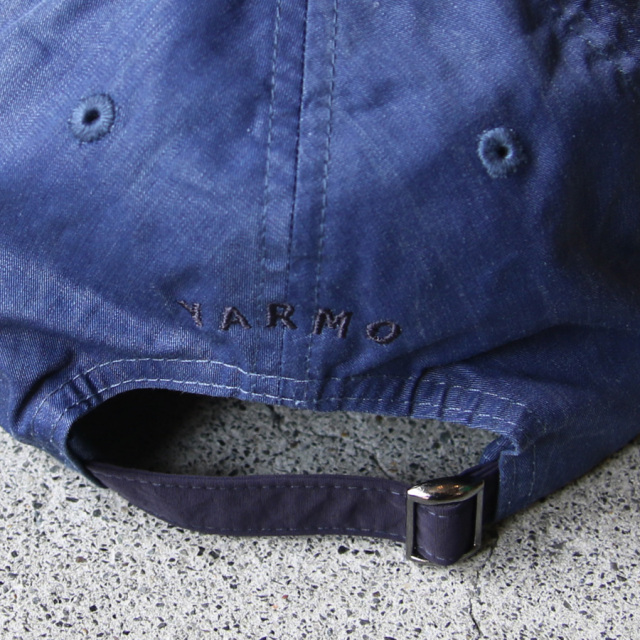 YARMO THE UNIFORM (ヤーモ ザ ユニフォーム) SB251-205 [ YARMO LOGO CAP ] ロゴ刺繍 キャップ (NAVY) (BLACK(墨黒)) 