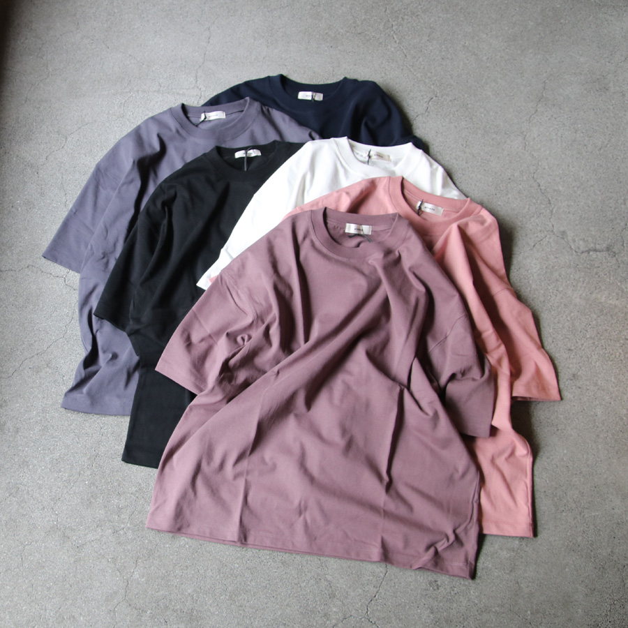alvana (アルヴァナ) ALV-00117  [ 空防 S/S TEE SHIRTS ] 空紡天竺 ショートスリーブ クルーネック TEE シャツ (STONE NAVY)