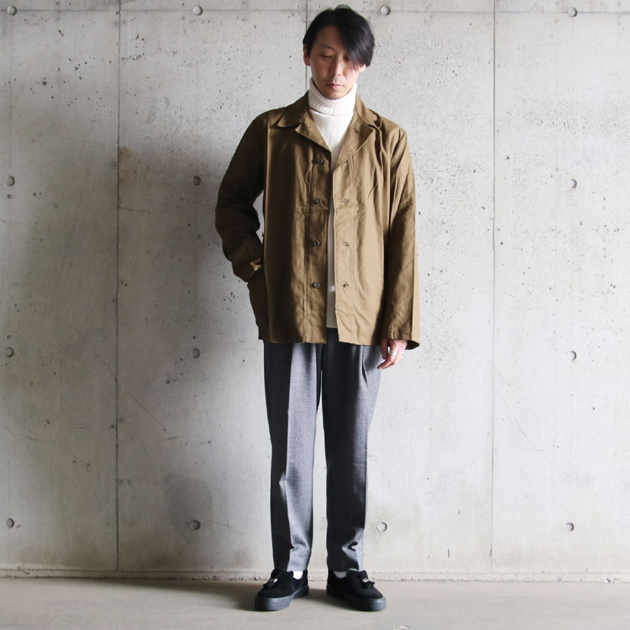 NIGEL  CABOURN (ナイジェルケーボン)  [MAINE LINE] 80470020025 [TURTLE NECK - WAFFLE] タートルネック ワッフル (2COLOR)