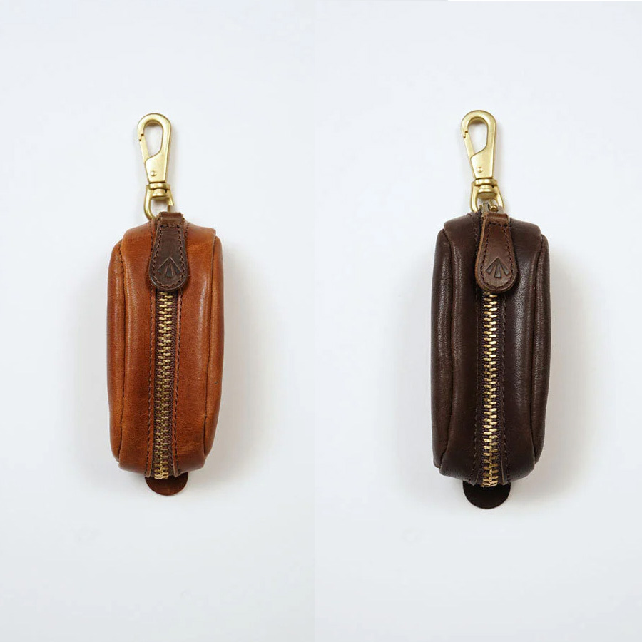 NIGEL  CABOURN (ナイジェルケーボン)  [MAINE LINE] 80480068004 [KEY CASE - PEAT LABEL] キーケース - ピートレーベル (DARK BROWN) (BROWN)
