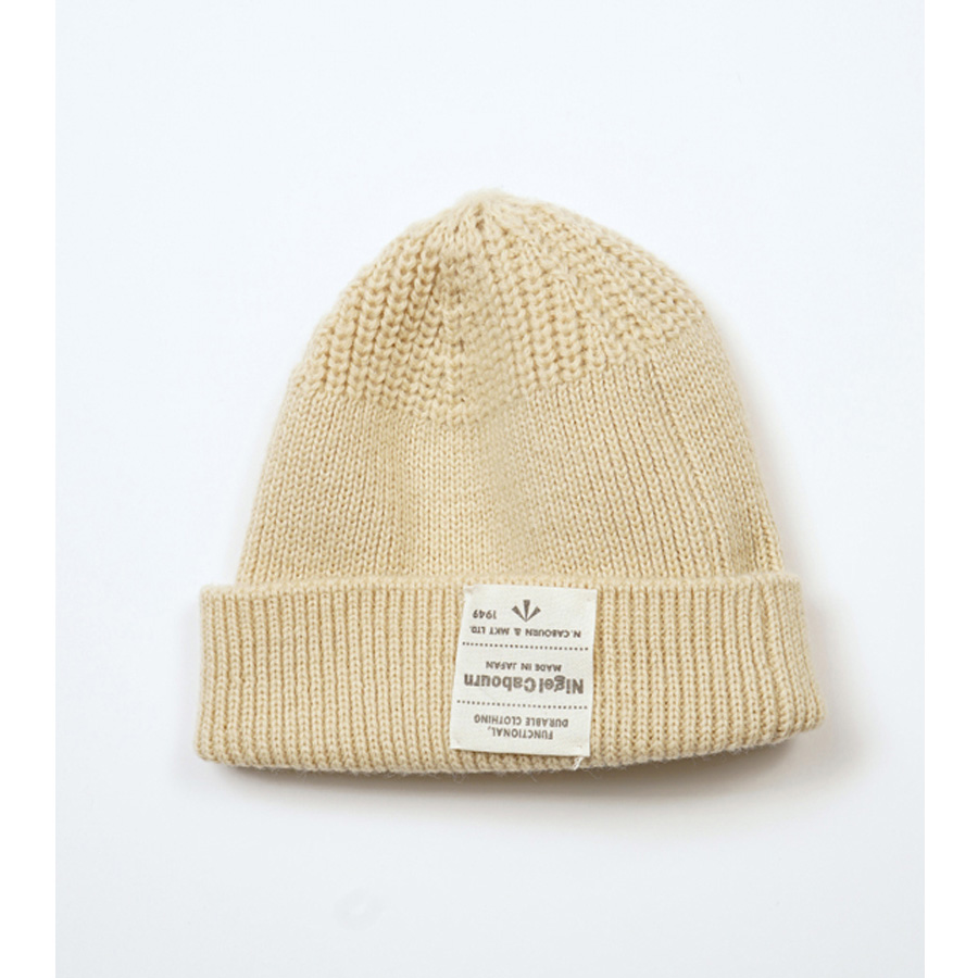 NIGEL  CABOURN (ナイジェルケーボン)  [MAINE LINE] 80470066011 [US NAVY KNIT CAP WOOL] ニットキャップ (2COLOR)