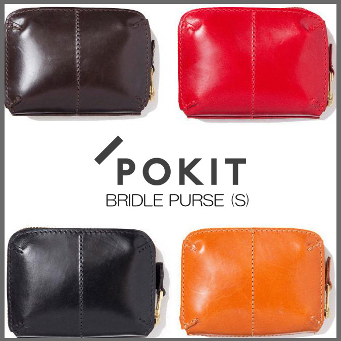 pokit (ポキット) 【BRIDLE PURSE(S)】 ブライドルレザーウォレット