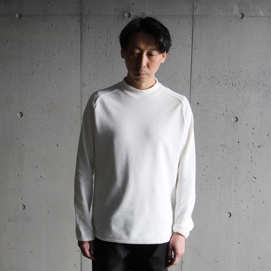 Re made in tokyo japan (アールイーメイドイントウキョウジャパン) 3223A-PI  [ PERFECT INNER THERMAL MOCK NECK ] パーフェクトインナー サーマル モックネック L/Sカットソー (2COLOR)