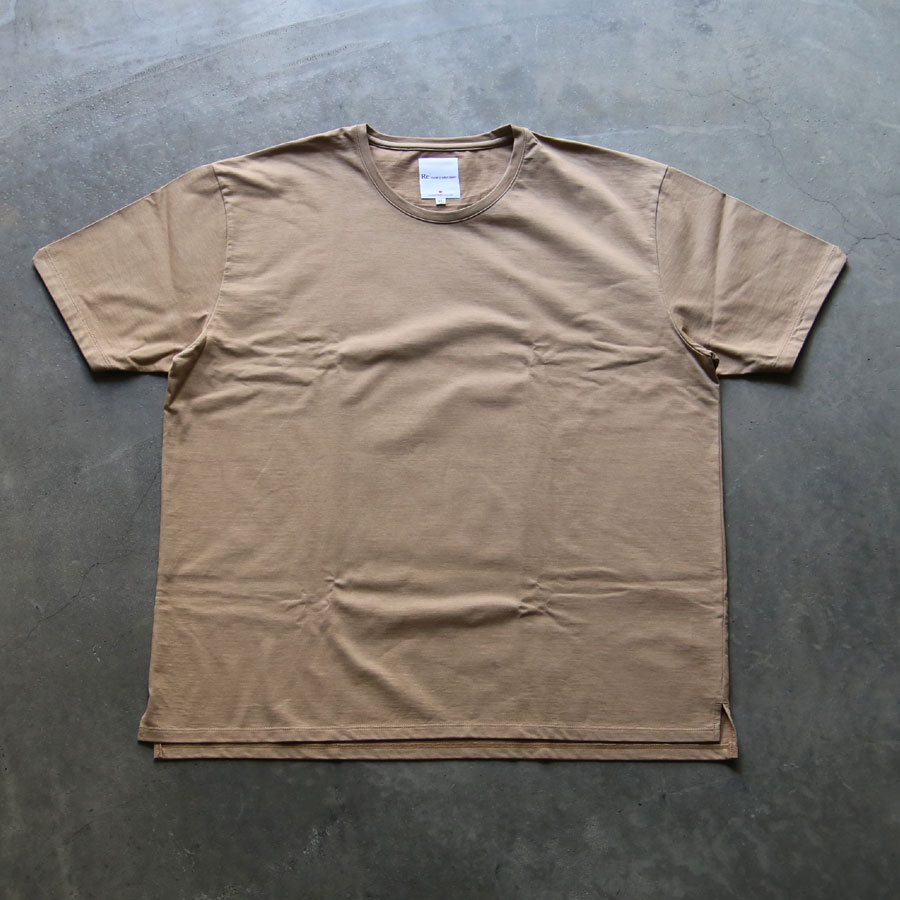 Re made in tokyo Japan (アールイーメイドイントウキョウジャパン) 8321S-CT [ Tokyo Made Dress Organic T-shirt ] トウキョウメイドドレスオーガニックTシャツ (4COLOR)