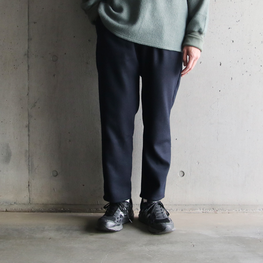 Re made in tokyo japan (アールイーメイドイントウキョウジャパン) 7822A-BT [ WOOL CASHMERE KERSEY TUCK PTS ] ウール カシミア カルゼ タックパンツ (3COLOR)