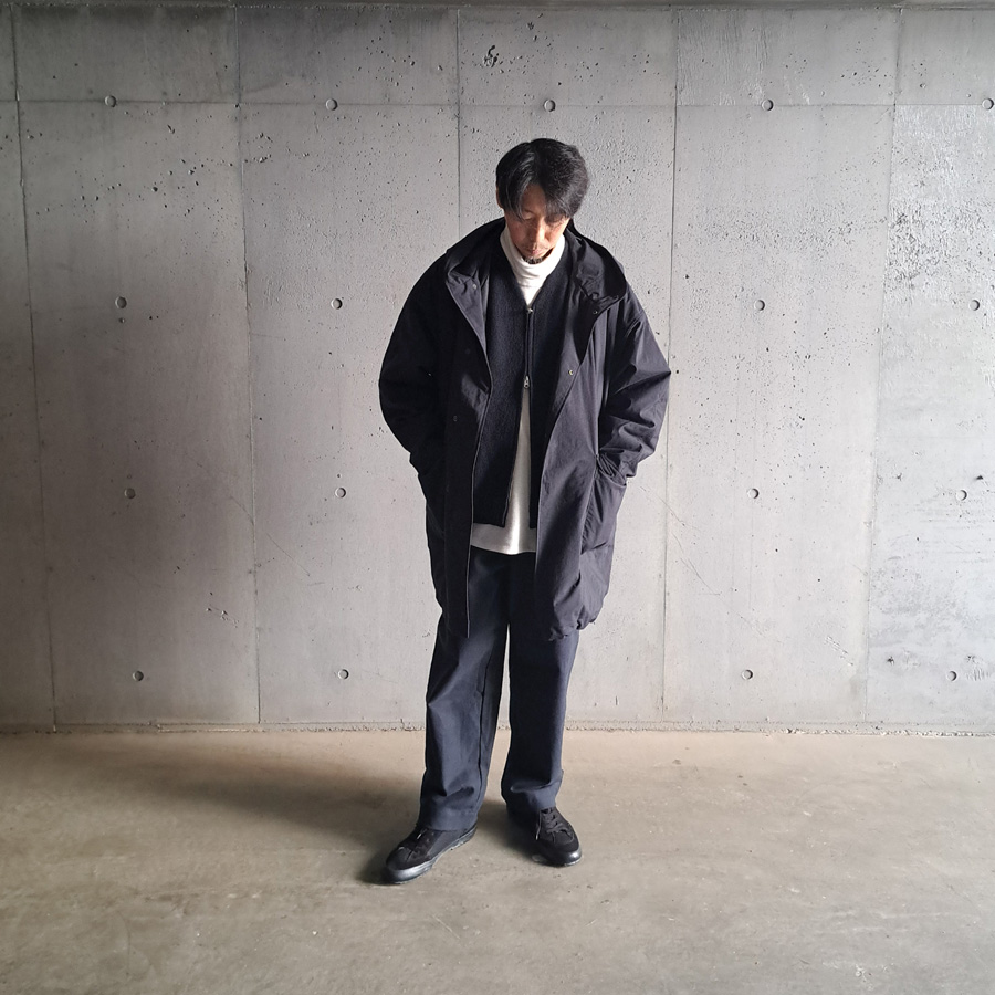 STILL BY HAND (スティルバイハンド)  [ KN03243 ] Zip up cardigan
 ジップアップカーディガン (BLACK NAVY)
