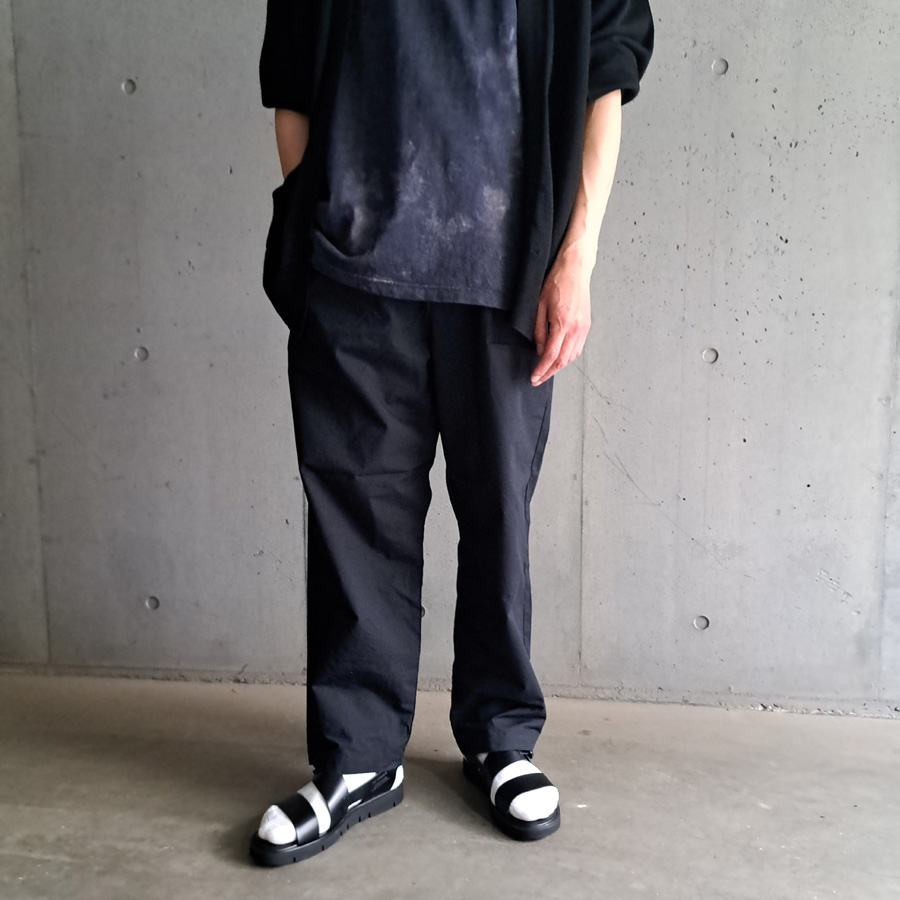 STILL BY HAND (スティルバイハンド)  [ PT02242 ]  Cotton / Silk 1tuck Pants / コットン シルク ワンタックパンツ (2COLOR)