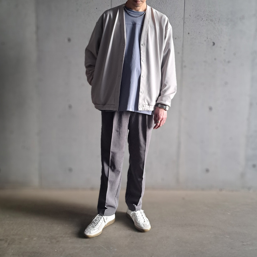 STILL BY HAND (スティルバイハンド)  [ PT06241 ] Pressed relaxed pants /プレスリラックスパンツ (GRAY)