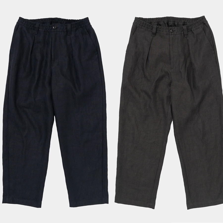 STILL BY HAND (スティルバイハンド)  [ PT06242 ] リネン テーパードパンツ (2COLOR)