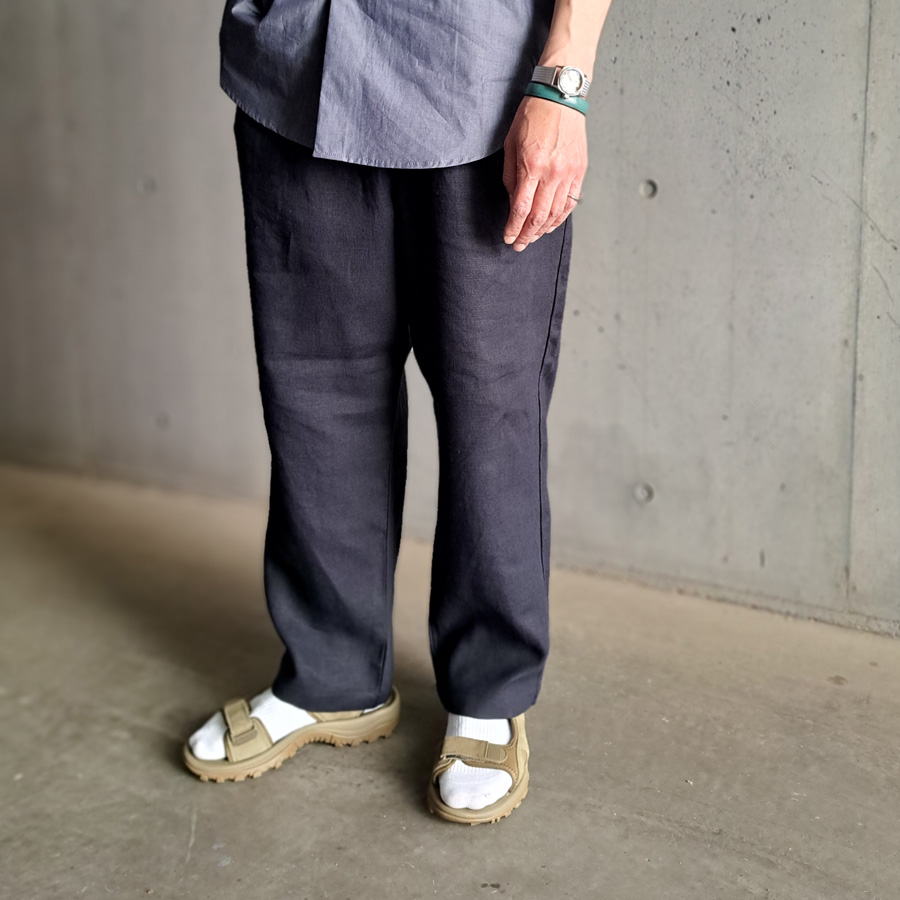 STILL BY HAND (スティルバイハンド)  [ PT06242 ] リネン テーパードパンツ (2COLOR)