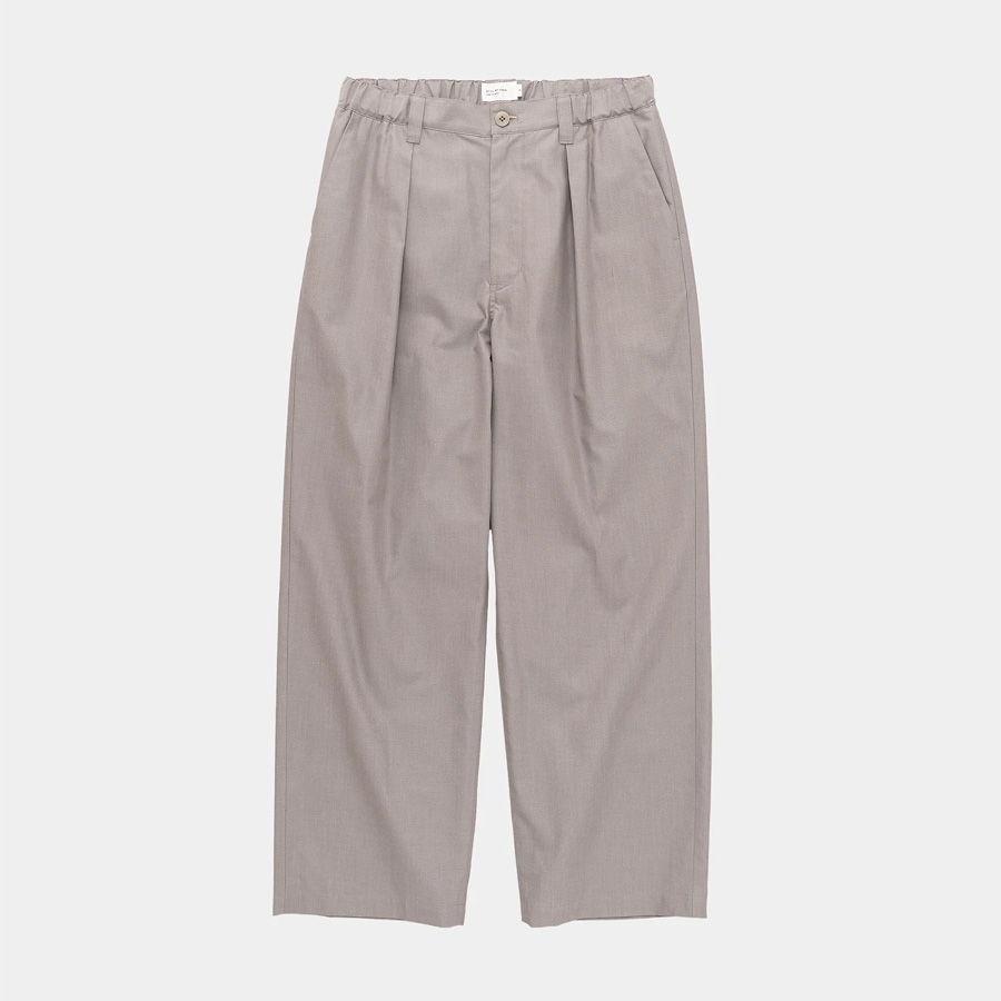 STILL BY HAND (スティルバイハンド)  [ PT08251 ]  Cupro mixed straight pants / キュプラミックス ストレートパンツ (GREIGE)(DARK NAVY)